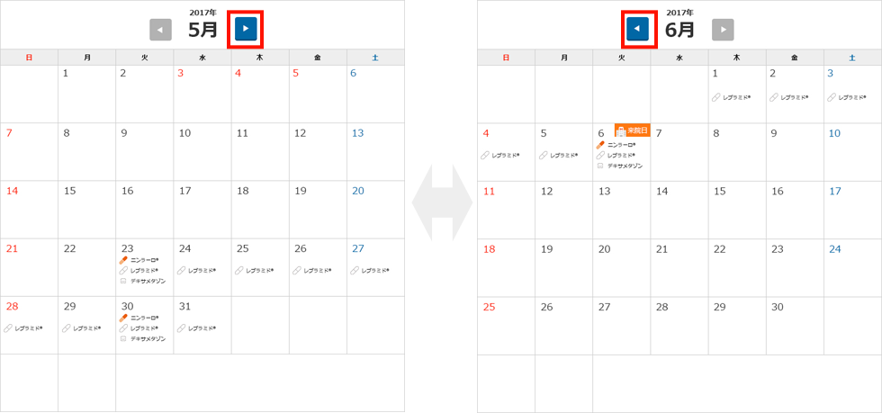 ニンラーロ_服薬カレンダの使い方⑦